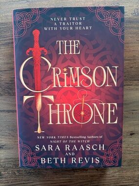 The Crimson Throne by Sara Raasch & Beth Revis - Red Hardcover